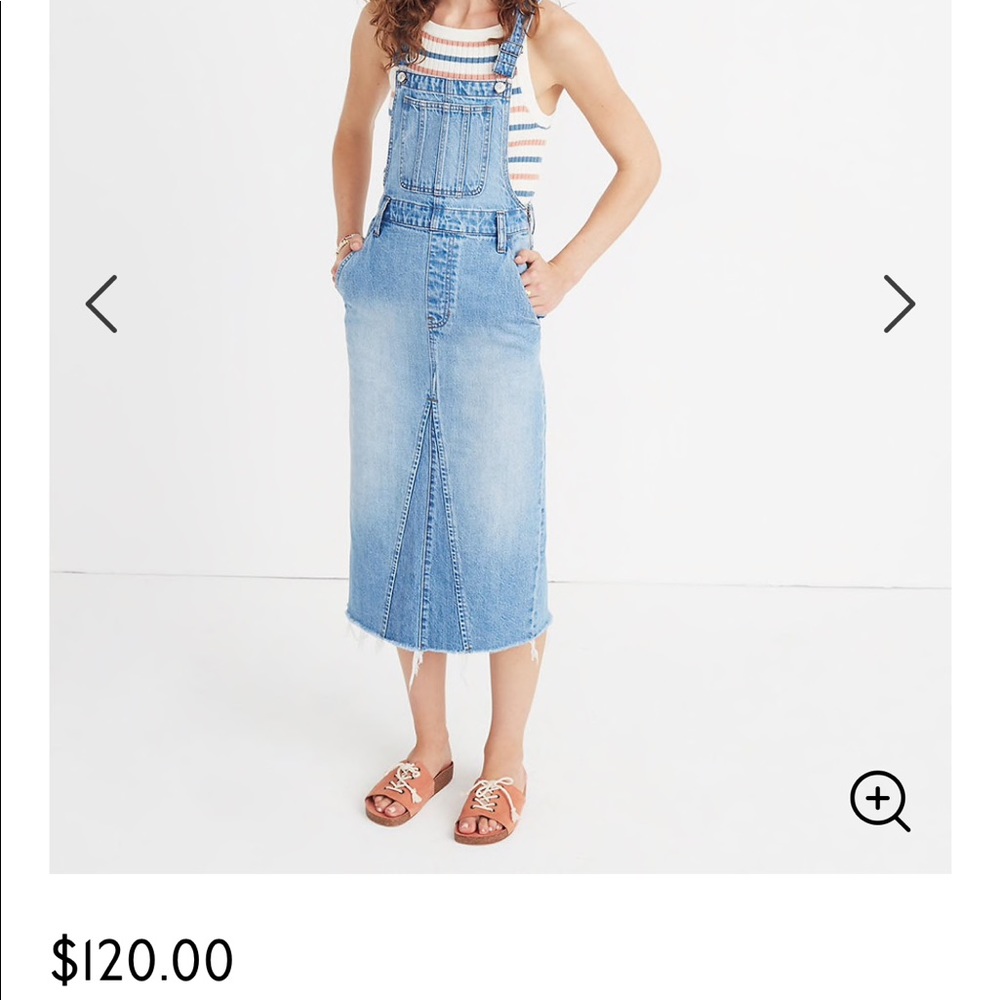Madewell denim overalls